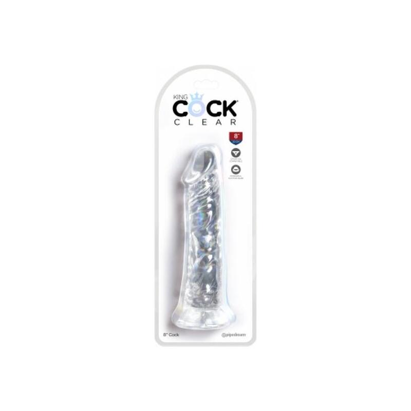 King Cock - Clear Pene Realistico 19.7 Cm Transparente