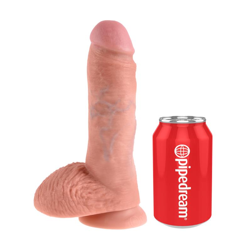 King Cock - 8 Pene Realistico Natural 20.3 Cm
