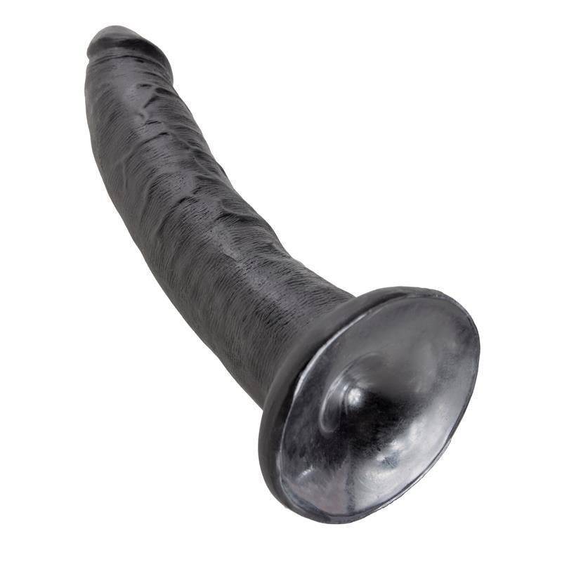 King Cock - 7 Pene Negro 17.8 Cm