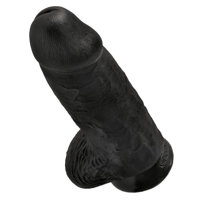King Cock - Pene Realistico Chubby 23 Cm Negro