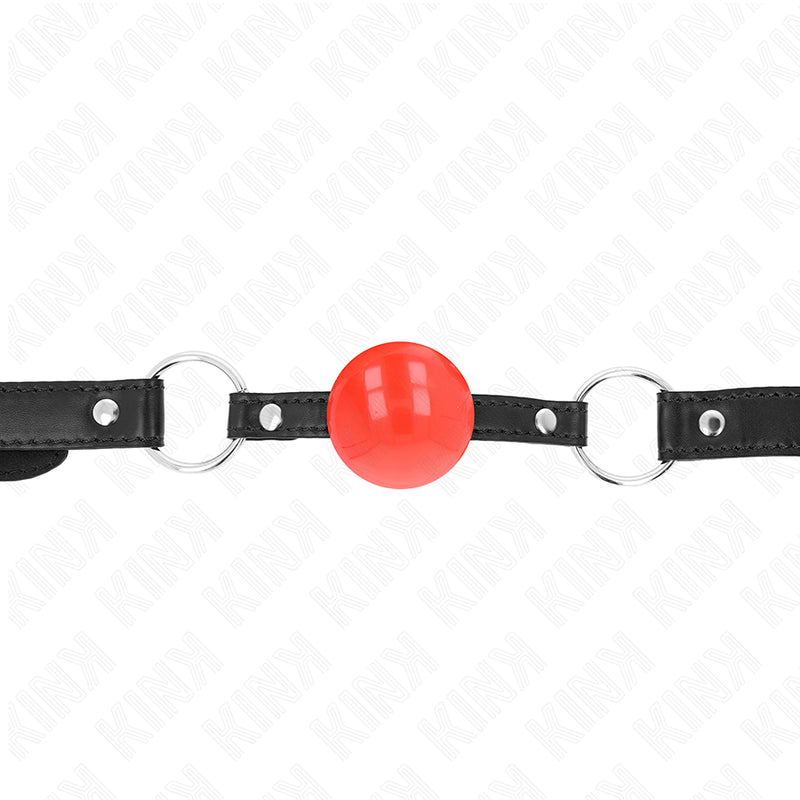 Kink - Mordaza De Bola 4 Cm Tpe Rojo 60 X 2 Cm