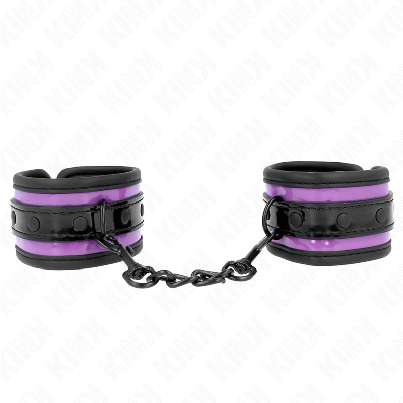 Kink - Muñequeras Neopreno Lila Ajustable 21-28 Cm X 5 Cm