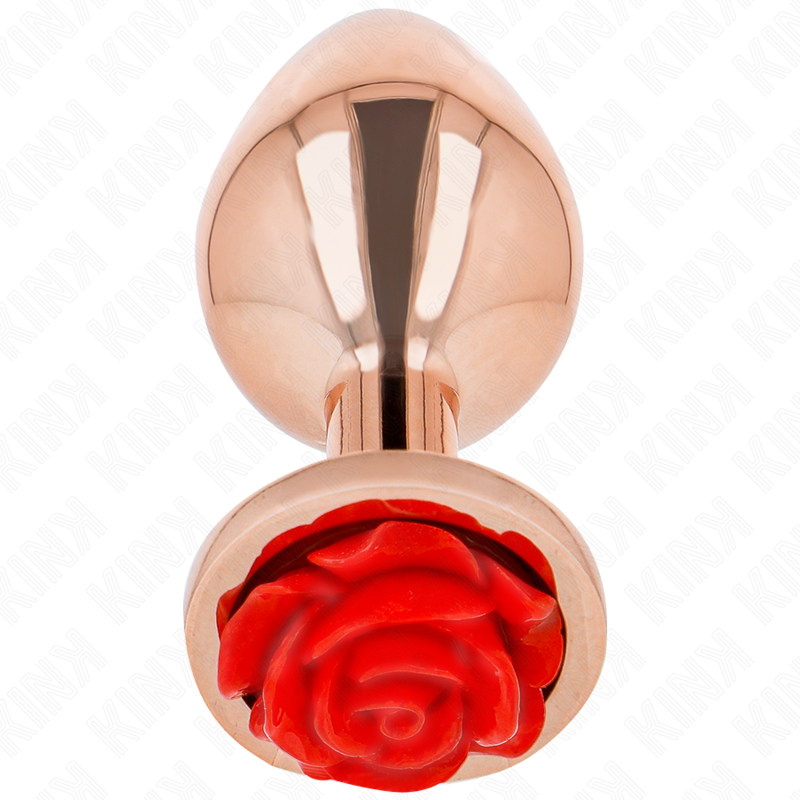 Kink - Plug Anal Oro Rosado Rosa Roja M