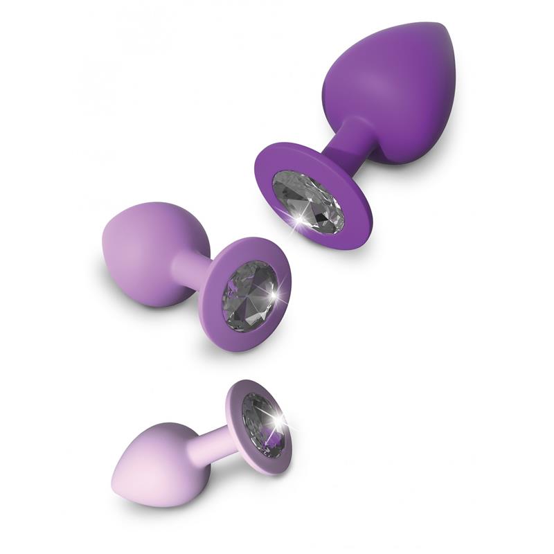 Kit 3 Plug Anal De Entremaniento