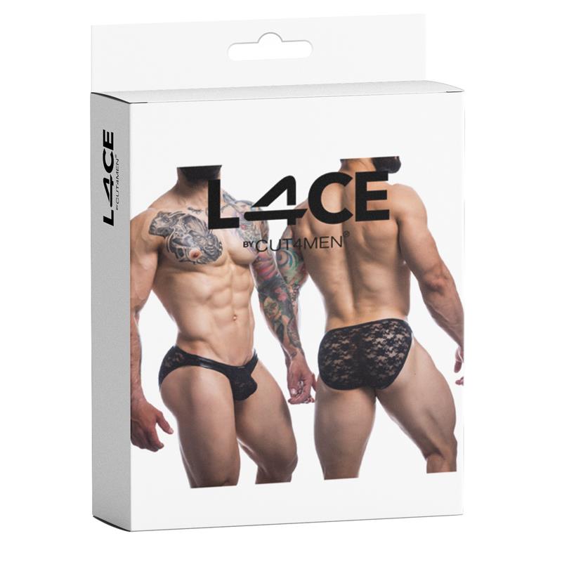 L4ce01 Slip Con Encaje Talla (Interno):S