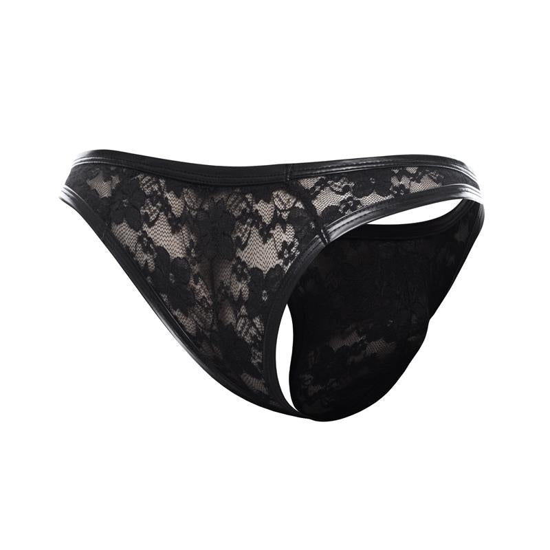 L4ce03 Tanga Con Encaje Talla (Interno):S