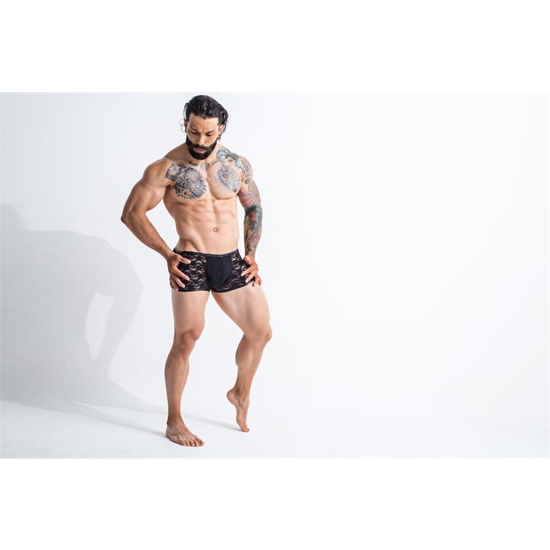 L4ce05 Boxer Con Encaje Talla (Interno):S