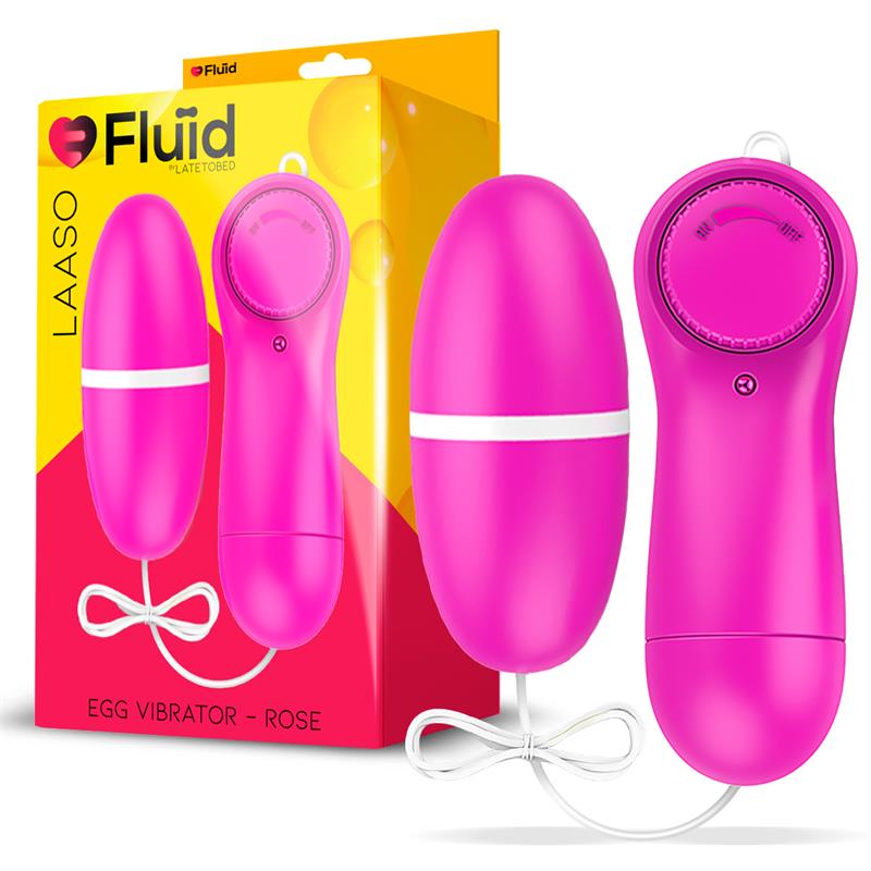 Huevo Vibrador Multi Velocidad Laaso Control Remoto Rose