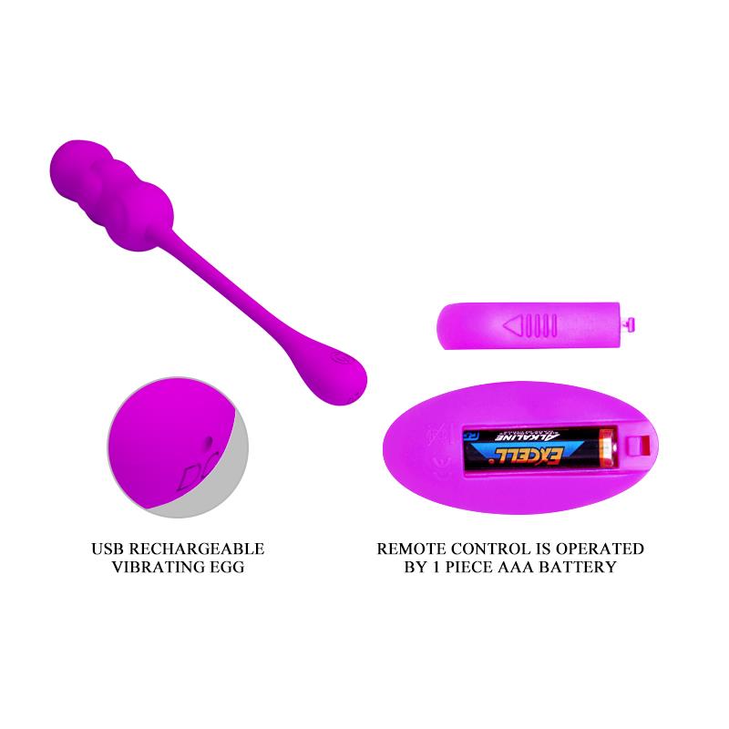 Huevo Vibrador Leshy Con Control Remoto Usb