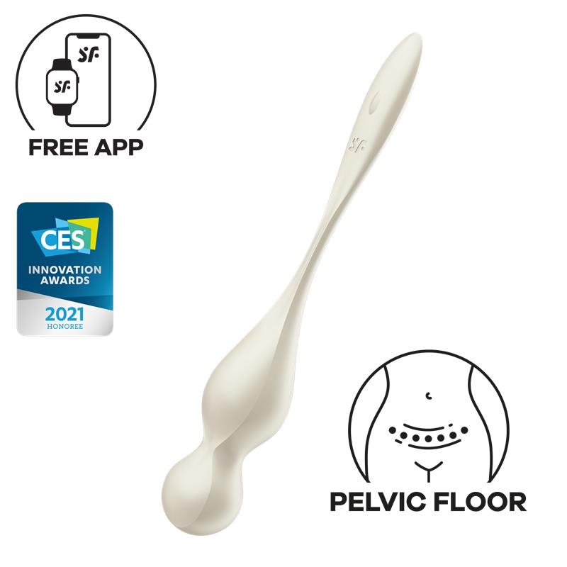 Love Birds 1 Bolas Kegel Con App Blanco