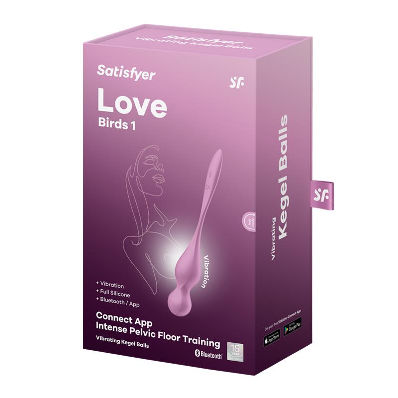 Satisfyer - Love Birds Bolas Kegel Vibradoras Rosa