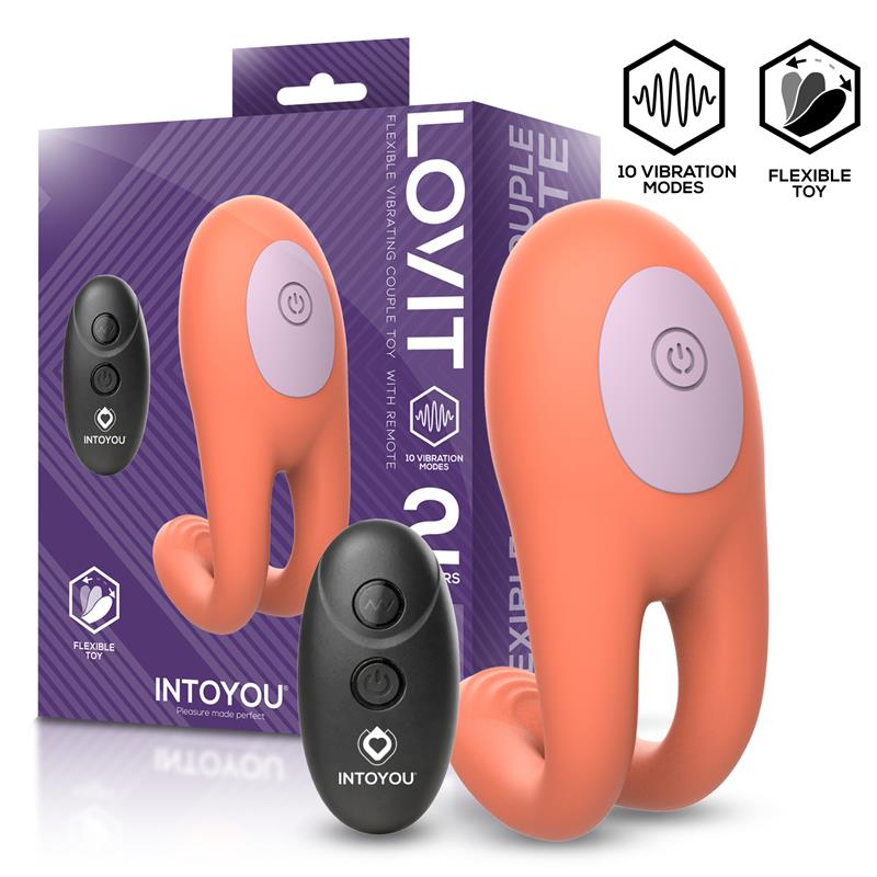 Lovit Vibrador De Pareja Flexible Con Control Remote