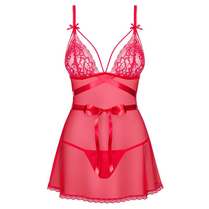 Badydoll Lovlea Rojo Talla (Interno):S/M