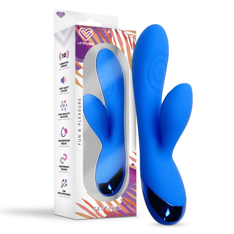 Vibrador Marna Usb Azul
