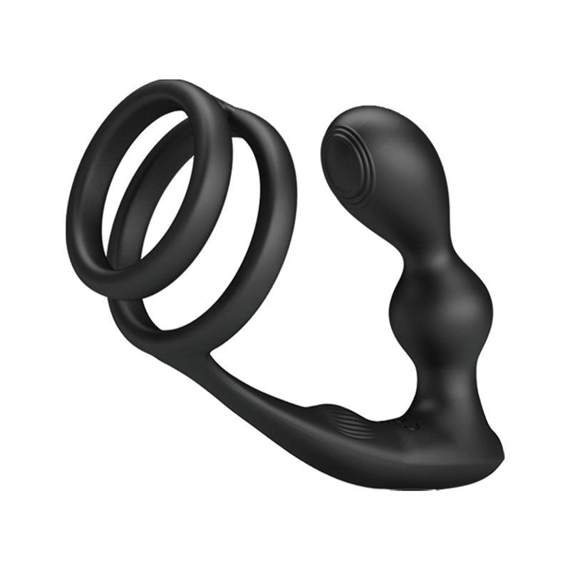 Pretty Love - Marshall Anillo Para Pene + Plug Anal Vibratorio & Control Remoto