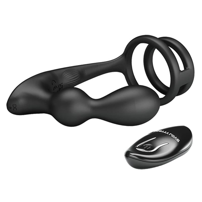 Pretty Love - Marshall Anillo Para Pene + Plug Anal Vibratorio & Control Remoto