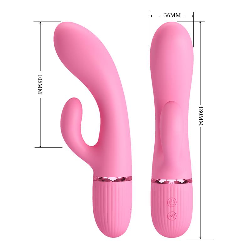 Pretty Love - Marski Vibrador Rabbit & Punto G Rosa