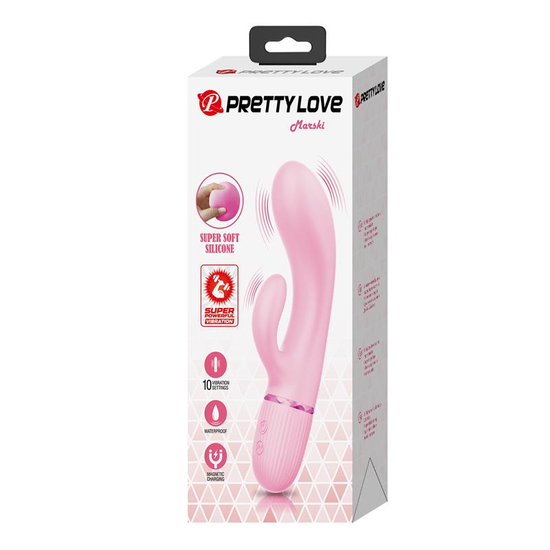 Pretty Love - Marski Vibrador Rabbit & Punto G Rosa