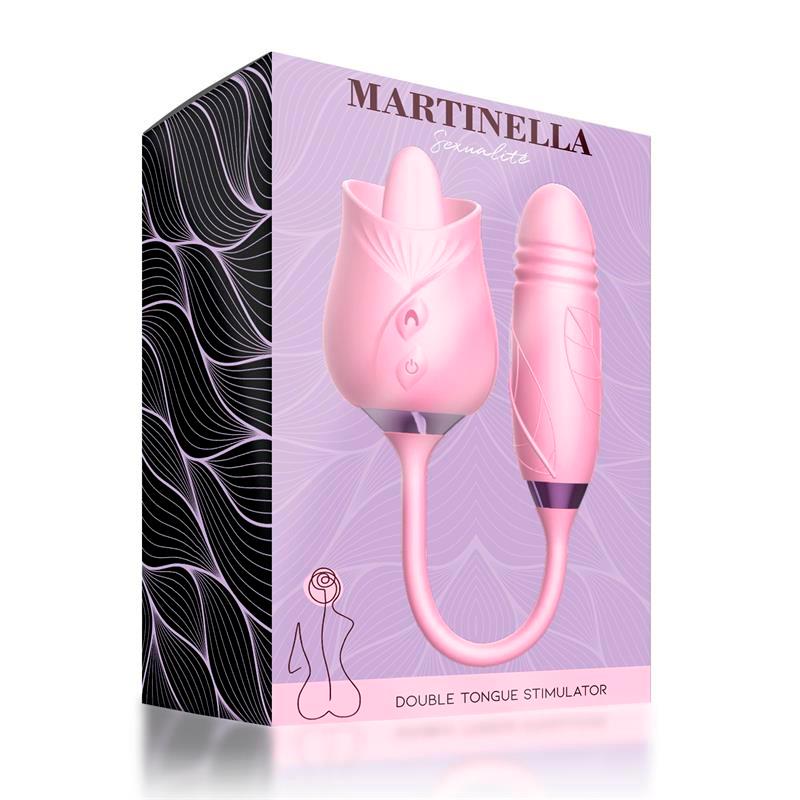 Martinella Lengua Estimuladora Clítoris Y Huevo Con Thrusting