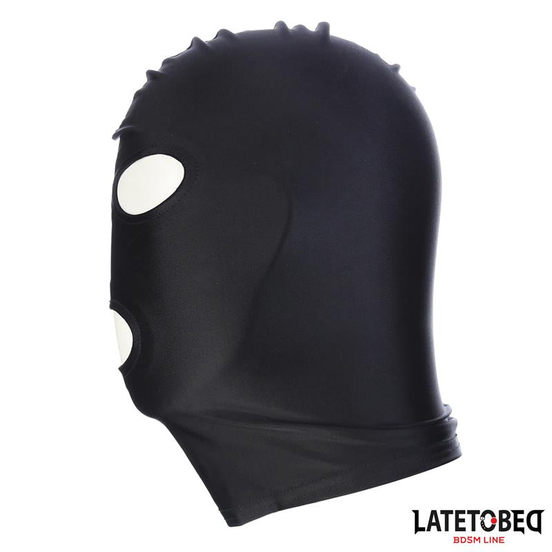 Máscara Con Apertura Ojos Y Boca Negra
