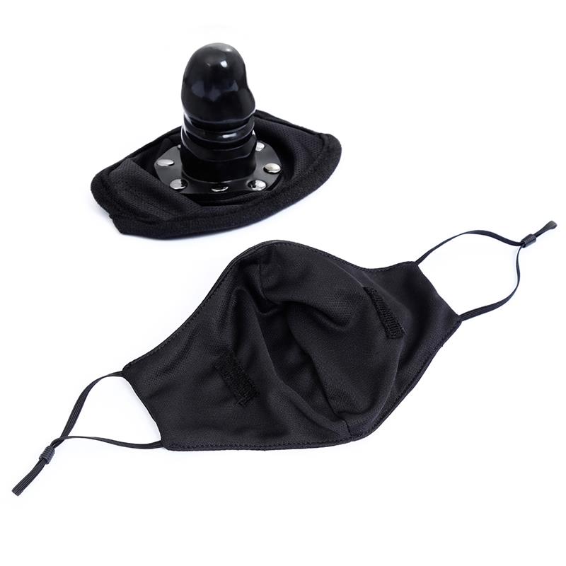 Mascarilla Con Accesorio De Dildo Desmontable