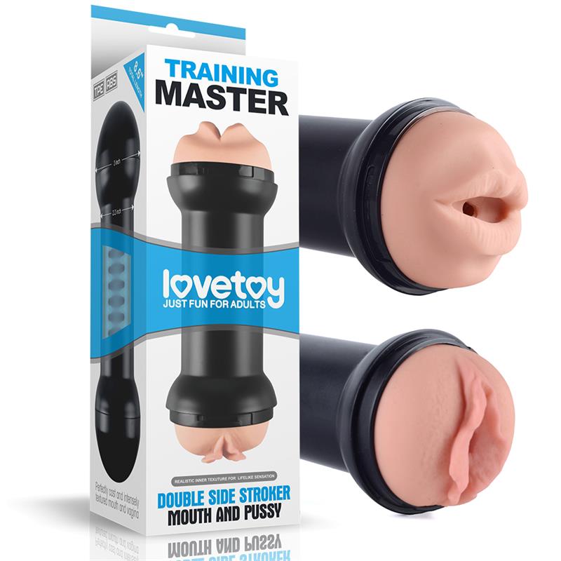 Masturbador Doble Training Master Vagina Y Boca
