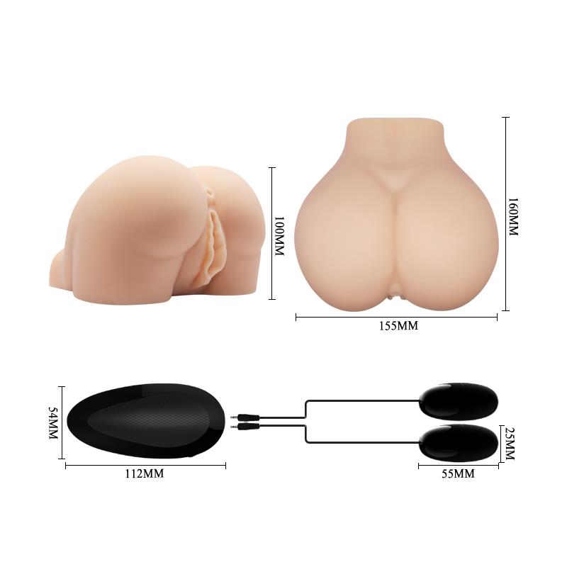 Crazy Bull - Vagina Y Ano Realisticos Con Vibracion Posicion 8