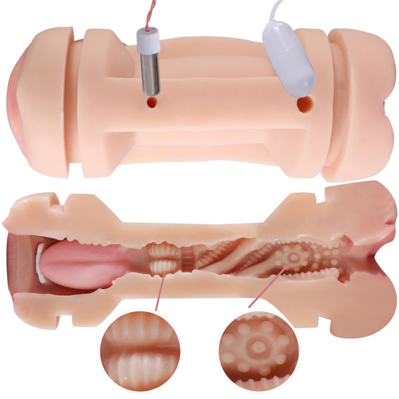 Masturbador Doble Vagina Y Boca Kay