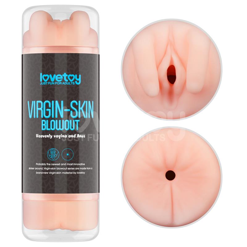 Masturbador Masculino Virgin-Skin Vagina Y Ano
