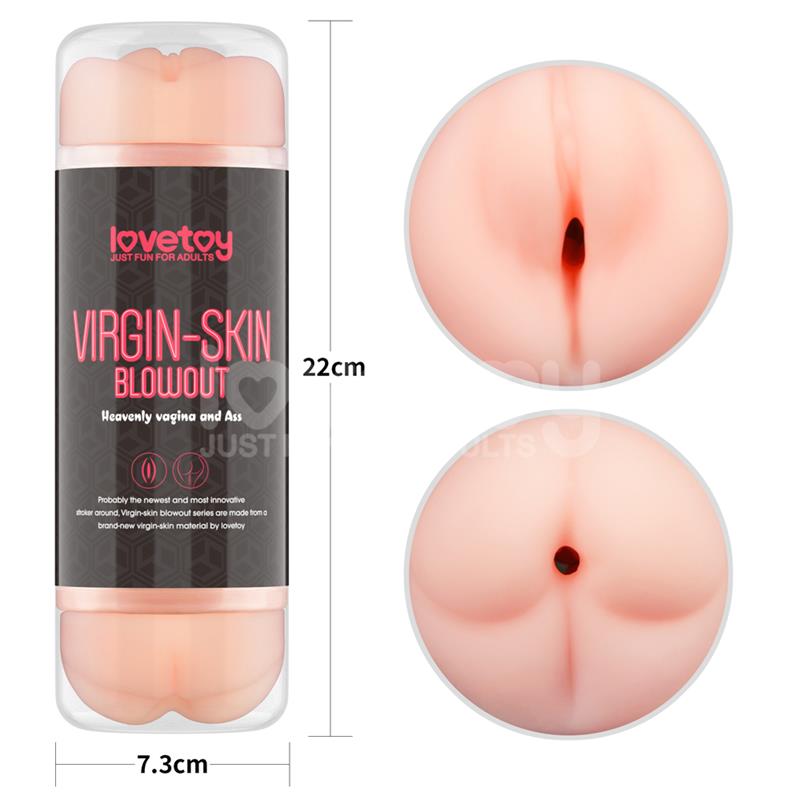 Masturbador Masculino Virgin-Skin Vagina Y Ano