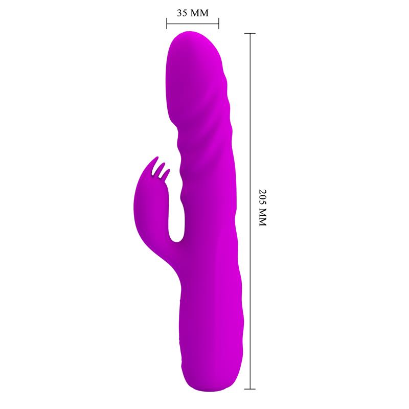 Pretty Love - Melanie Vibrador Conejo Recargable Morado