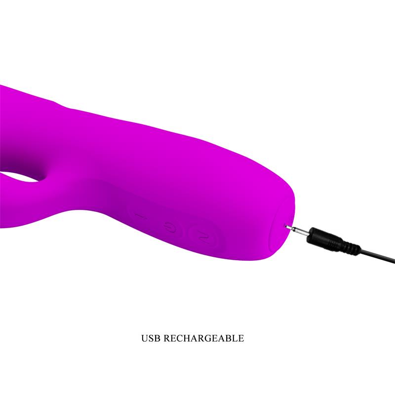 Pretty Love - Melanie Vibrador Conejo Recargable Morado