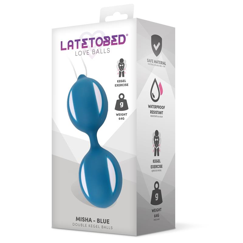 Misha Bola Kegel Doble Con Peso Interno