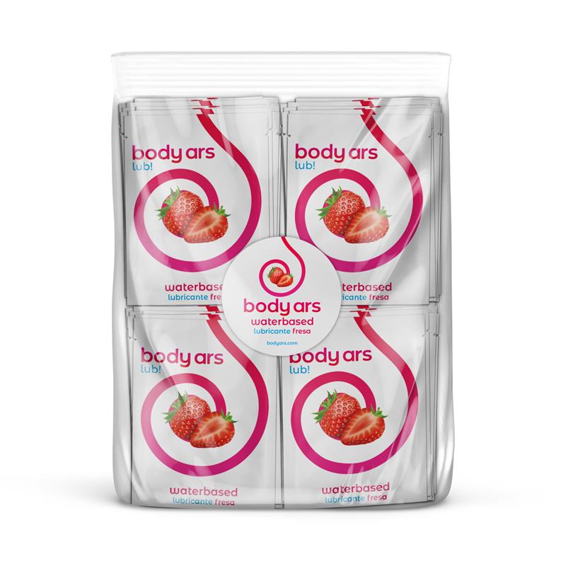 Monodosis Gel Lubricante Base Agua Fresa Ácida 100 X 4ml