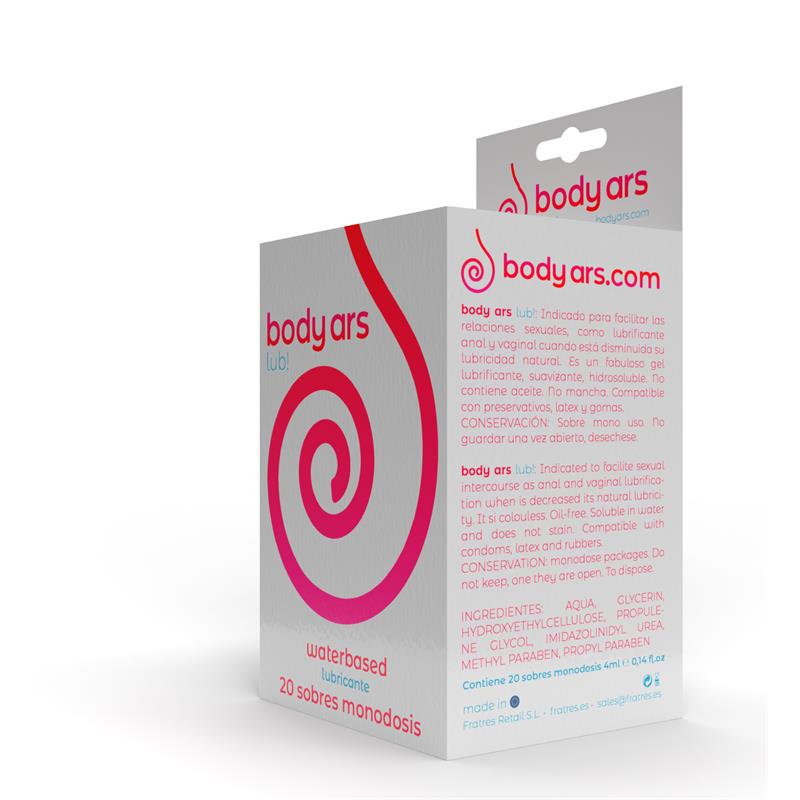 Monodosis Gel Lubricante Base Agua Natural 20 X 4 Ml