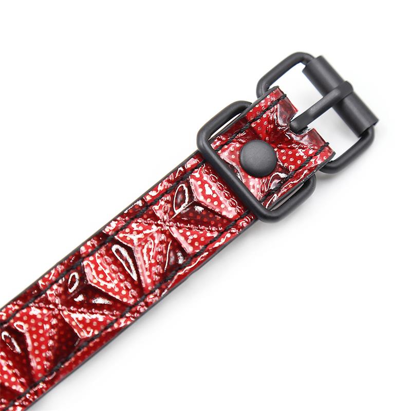 Mordaza De Bola Transpirable Diamond Cuero Vegano