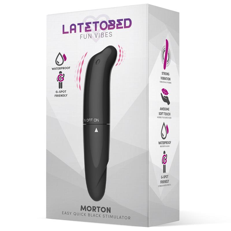 Vibrador Morton Estimulador Easy Quick Negro