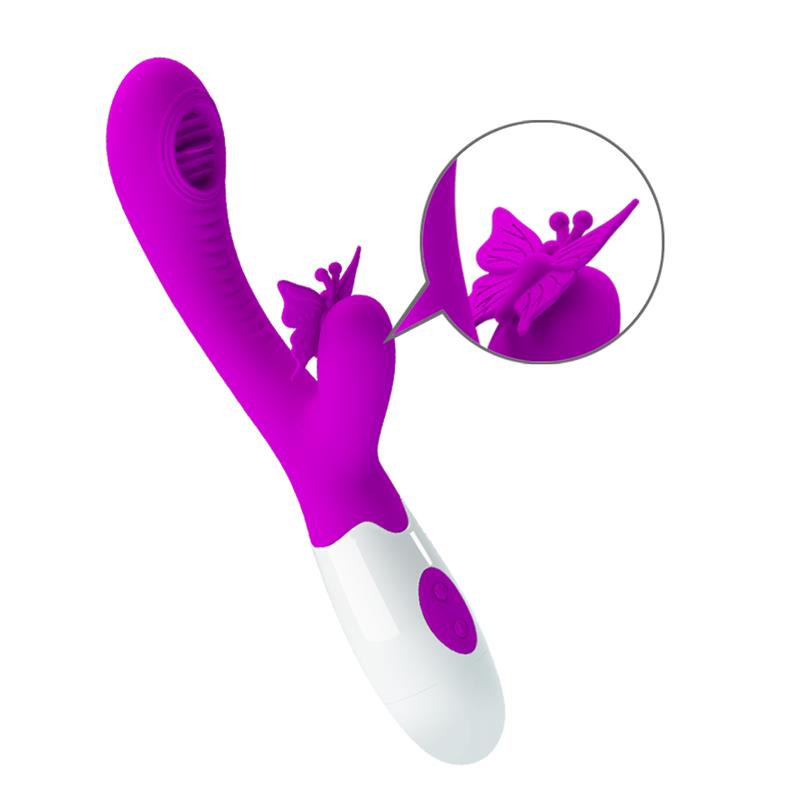 Pretty Love - Moth Licking & Vibrating Lila