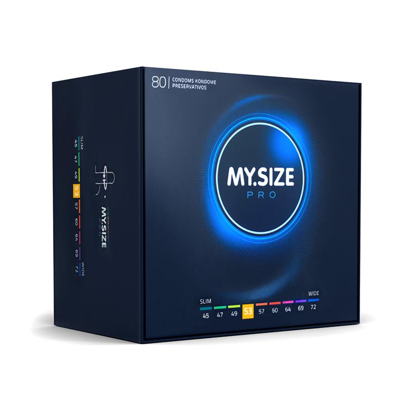My Size - Pro Preservativos 53 Mm 80 Unidades