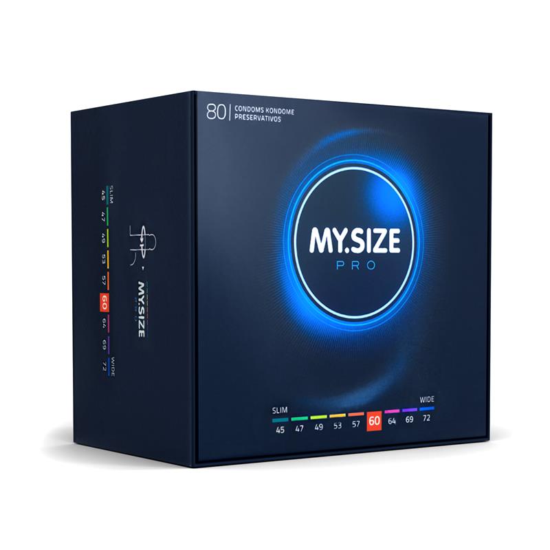 My Size - Pro Preservativos 60 Mm 80 Unidades