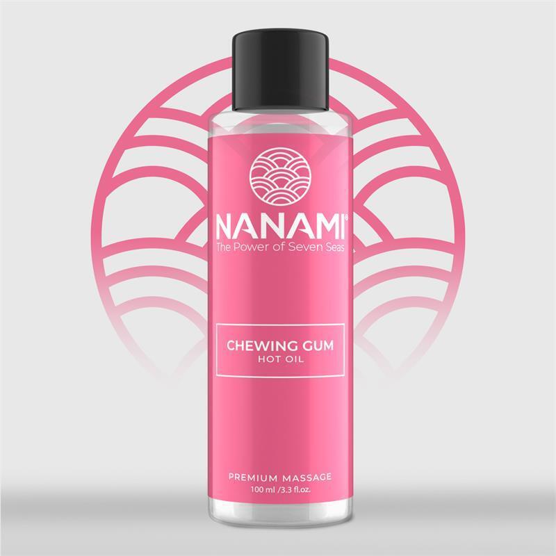 Nanami Aceite De Masaje Efecto Calor Hot Oil Aroma Chicle 100ml