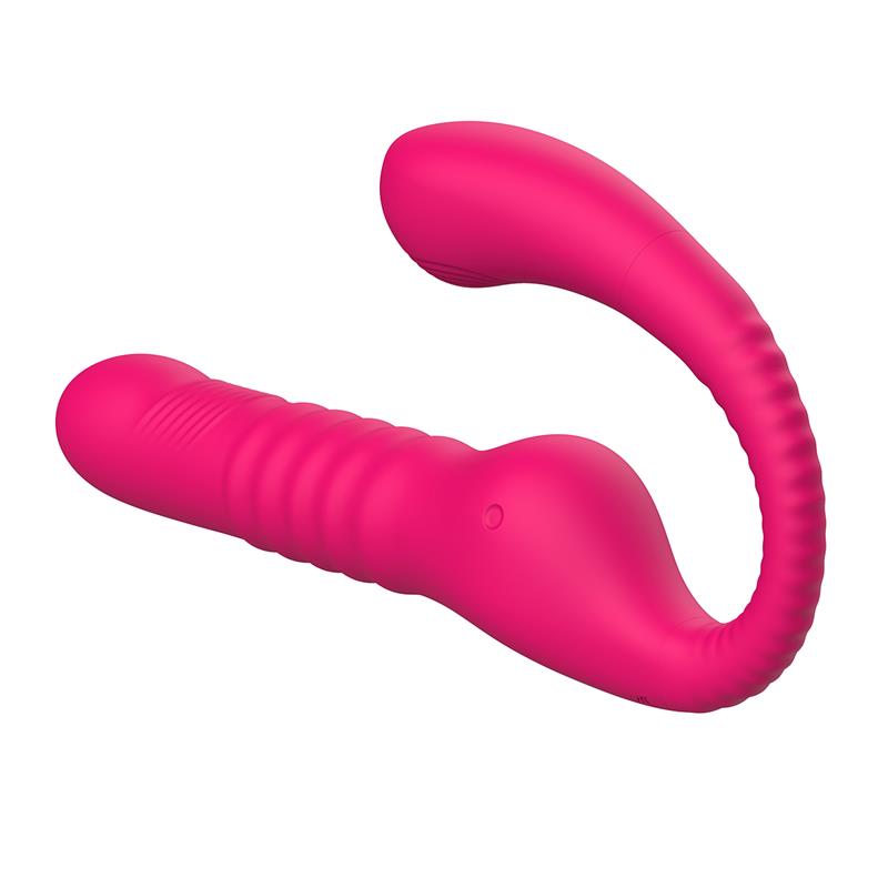 Vibrador No. Twentythree Doble Con Pulsación Y Thrusting Flexible 180º