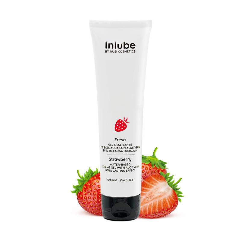 Nuei Lubricante A Base De Agua Inlube Fresa 100 Ml