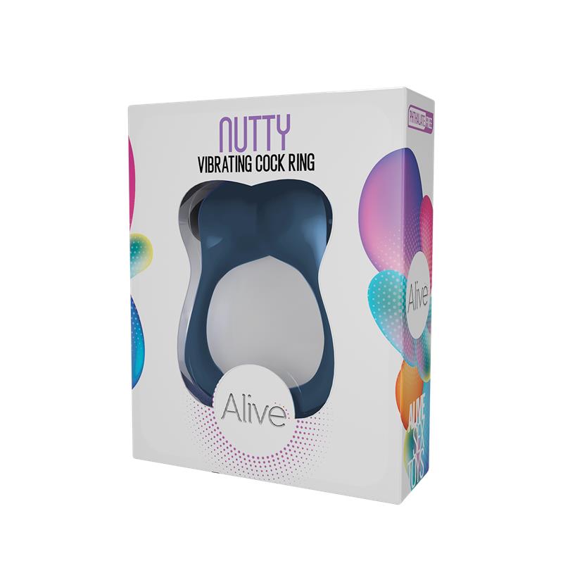 Alive - Nutty Anillo Vibrador Azul