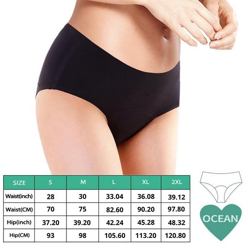 Ocean Braguita Menstrual Absorción Heavy Talla (Interno):S