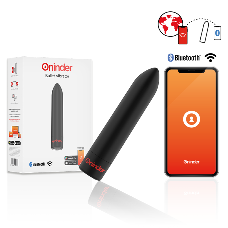 Oninder - Berlin Bala Vibradora Negro - App Gratuita