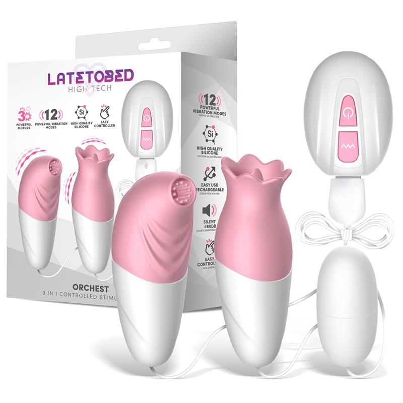Orchest Estimulador 3 In 1 Con Control Remoto