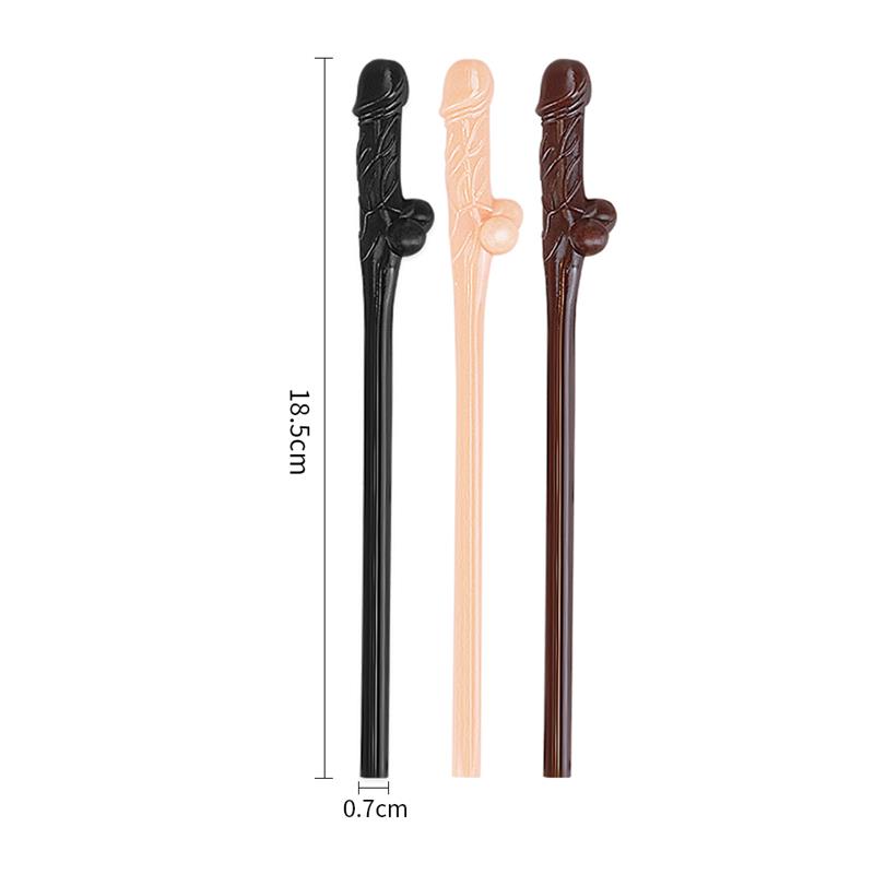 Pajitas De Pene Pack De 9