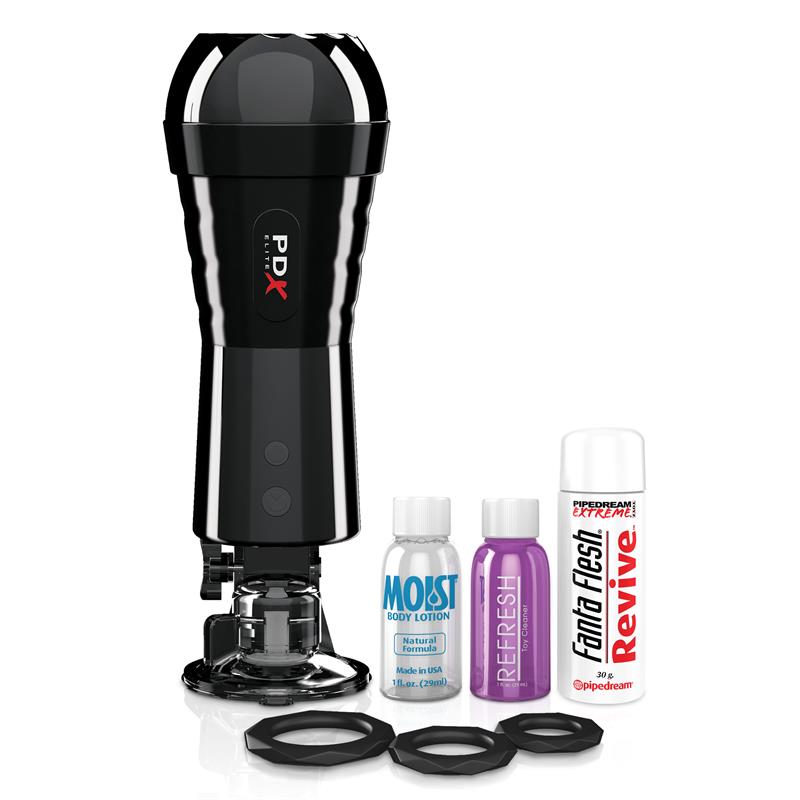 Pdx Elite Masturbador Vibrador Cock Compressor