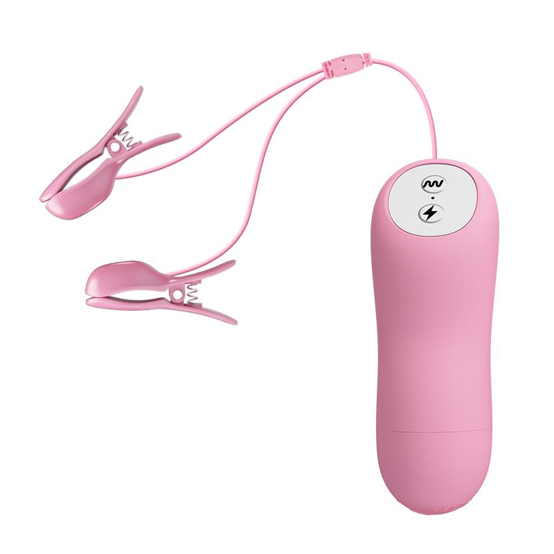 Pinza Para Pezones Con Vibración Y Electro Shock